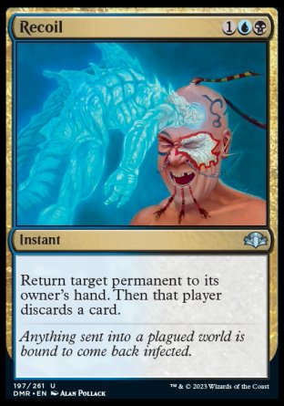 (197) Magic The Gathering Dominaria Remastered Single: Recoil  Uncommon