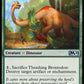 (197/280) Magic The Gathering Core 2020 Single: Thrashing Brontodon  Uncommon