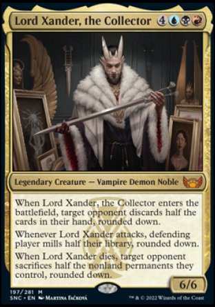 (197) Magic The Gathering Streets of New Capenna Single: Lord Xander, the Collector Holo Mythic
