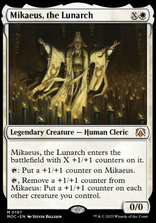 (197) Magic The Gathering Commander: March of the Machine Single: Mikaeus, the Lunarch  Mythic