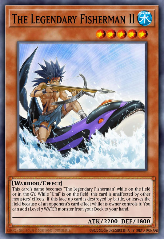 (015) YuGiOh TCG LEDU: Legendary Duelists Single: The Legendary Fisherman II  Super Rare