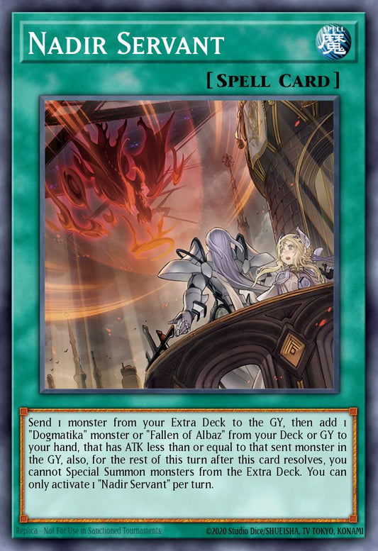 (062) YuGiOh TCG RA01: 25th Anniversary Rarity Collection Single: Nadir Servant (V.3 - Secret Rare)  Secret Rare
