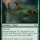 (198) Magic The Gathering Duskmourn: House of Horror Single: Slavering Branchsnapper  Common