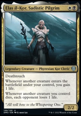 (198) Magic The Gathering Dominaria United Single: Elas il-Kor, Sadistic Pilgrim  Uncommon