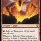 (198) Magic The Gathering Commander: Bloomburrow Single: Inferno Titan  Mythic