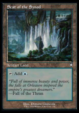 (198) Magic The Gathering Commander: The Brothers' War Single: Seat of the Synod  Common