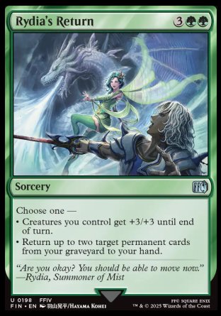 (198) Magic The Gathering Magic: The Gathering - FINAL FANTASY Single: Rydia's Return  Uncommon