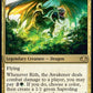 (198) Magic The Gathering Dominaria Remastered Single: Rith, the Awakener Holo Rare