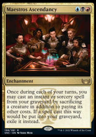 (198) Magic The Gathering Streets of New Capenna Single: Maestros Ascendancy  Rare