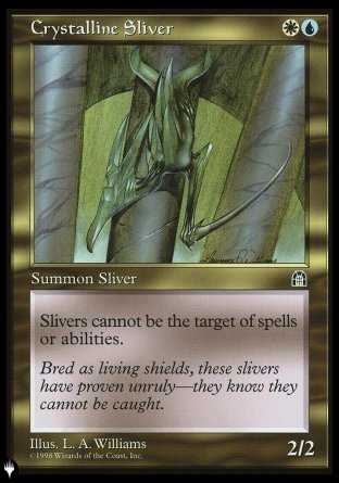 (204) Magic The Gathering The List Single: Crystalline Sliver  Uncommon