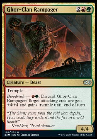 (198/332) Magic The Gathering Double Masters Single: Ghor-Clan Rampager  Uncommon