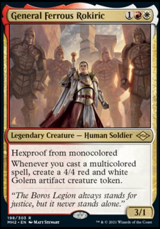 (198) Magic The Gathering Modern Horizons 2 Single: General Ferrous Rokiric Holo Rare