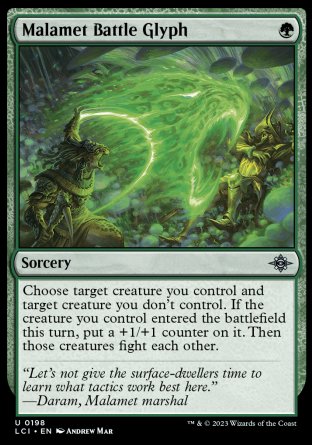 (198) Magic The Gathering The Lost Caverns of Ixalan Single: Malamet Battle Glyph Holo Uncommon