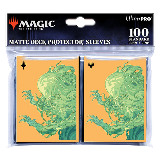 Magic the Gathering: Ultra Pro Matte Deck Protector Sleeves 100ct - Commander Masters - Omnath, Locus of Mana