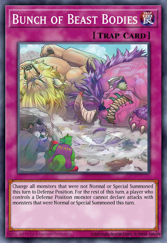 (042) YuGiOh TCG BLTR: Battles of Legend: Terminal Revenge Single: Bunch of Beast Bodies  Ultra Rare