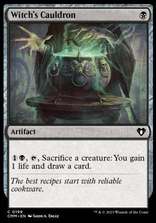 (199) Magic The Gathering Commander Masters Single: Witch's Cauldron  Common