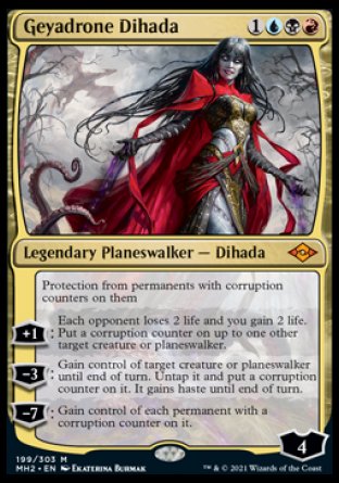 (199) Magic The Gathering Modern Horizons 2 Single: Geyadrone Dihada Holo Mythic
