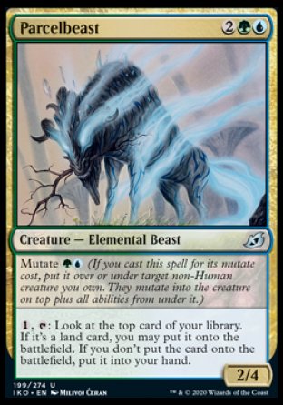 (199/274) Magic The Gathering Ikoria: Lair of Behemoths Single: Parcelbeast Holo Uncommon
