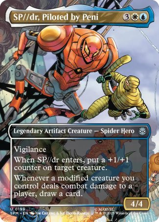 (199) Magic The Gathering Magic: The Gathering | Marvel's Spider-Man: Extras Single: SP//dr, Piloted by Peni  Uncommon