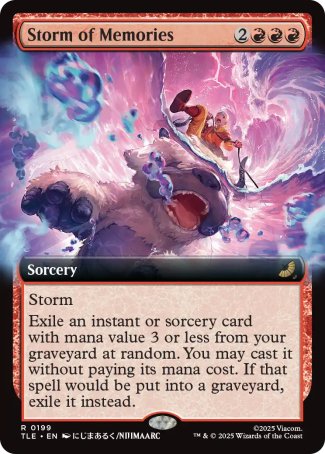 (199) Magic The Gathering Magic: The Gathering | Avatar: The Last Airbender: Eternal Single: Storm of Memories (V.2) Holo Rare