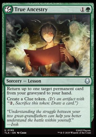 (199) Magic The Gathering Magic: The Gathering | Avatar: The Last Airbender Single: True Ancestry Holo Uncommon