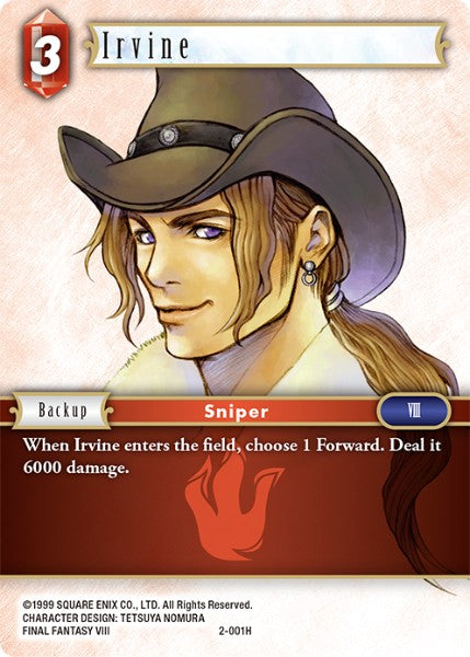 (001) Final Fantasy TCG Opus II Single: Irvine (2-001)  Hero