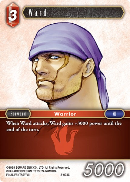 (003) Final Fantasy TCG Opus II Single: Ward (2-003)  Common
