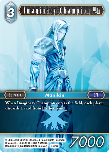 (029) Final Fantasy TCG Opus II Single: Imaginary Champion (2-029) Holo Common