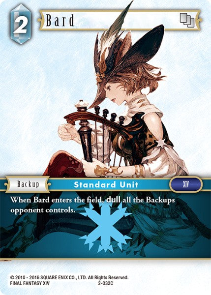 (032) Final Fantasy TCG Opus II Single: Bard (2-032) Holo Common