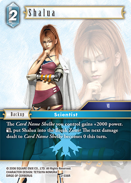 (036) Final Fantasy TCG Opus II Single: Shalua (2-036) Holo Rare