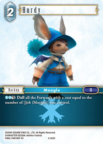 (043) Final Fantasy TCG Opus II Single: Hurdy (2-043) Holo Common