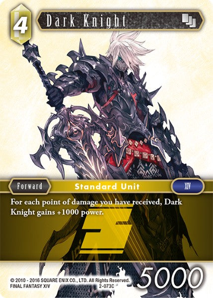 (073) Final Fantasy TCG Opus II Single: Dark Knight (2-073) Holo Common