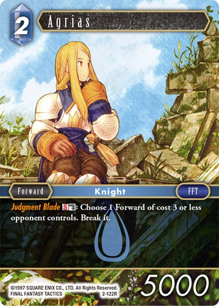 (122) Final Fantasy TCG Opus II Single: Agrias (2-122) Holo Rare