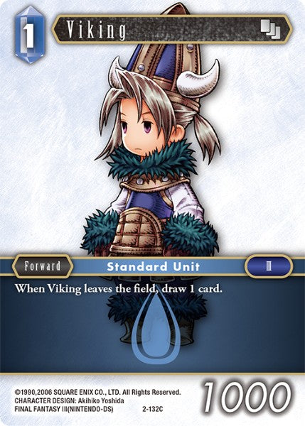 (132) Final Fantasy TCG Opus II Single: Viking (2-132)  Common