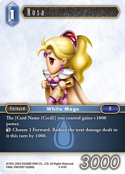 (144) Final Fantasy TCG Opus II Single: Rosa (2-144) Holo Common