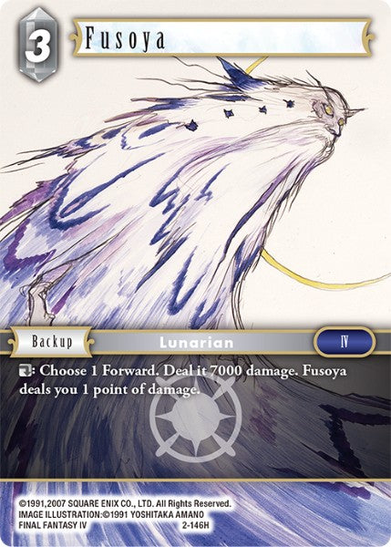(146) Final Fantasy TCG Opus II Single: Fusoya (2-146) Holo Hero