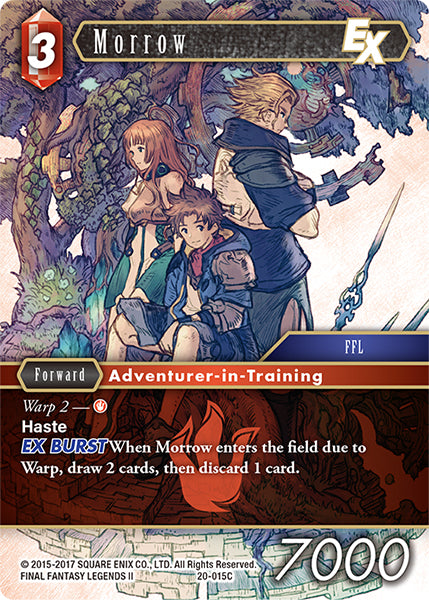 (015) Final Fantasy TCG Dawn of Heroes Single: Morrow (20-015) Holo Common