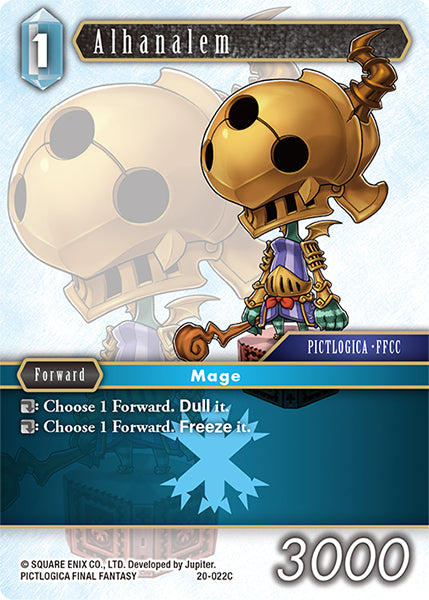 (022) Final Fantasy TCG Dawn of Heroes Single: Alhanalem (20-022) Holo Common