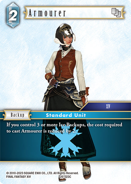 (023) Final Fantasy TCG Dawn of Heroes Single: Armourer (20-023)  Common