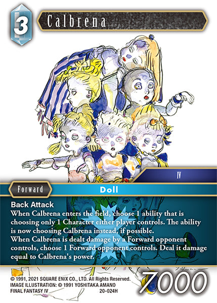 (024) Final Fantasy TCG Dawn of Heroes Single: Calbrena (20-024)  Hero