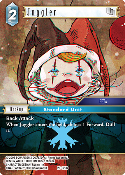 (025) Final Fantasy TCG Dawn of Heroes Single: Juggler (20-025) (V.1)  Common