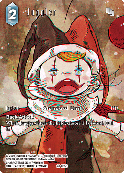 (025) Final Fantasy TCG Dawn of Heroes Single: Juggler (20-025) (V.2) Holo Common