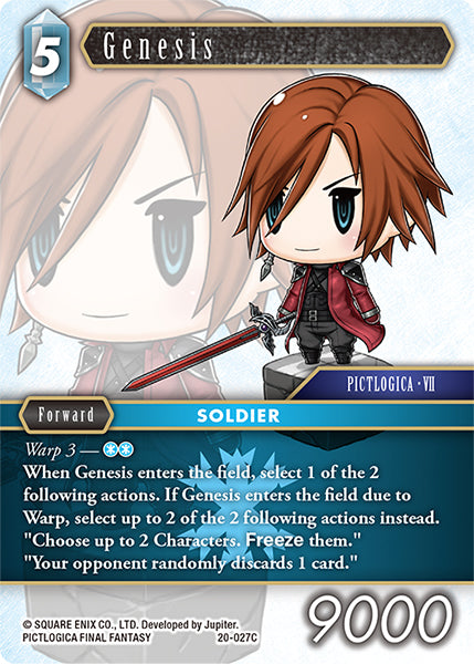 (027) Final Fantasy TCG Dawn of Heroes Single: Genesis (20-027)  Common