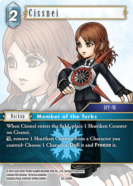 (028) Final Fantasy TCG Dawn of Heroes Single: Cissnei (20-028)  Rare