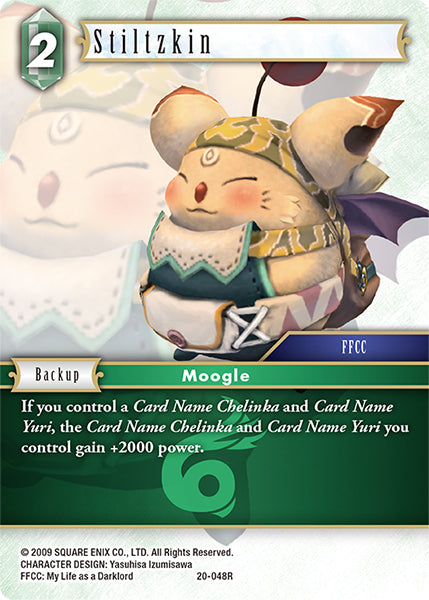 (048) Final Fantasy TCG Dawn of Heroes Single: Stiltzkin (20-048) Holo Rare