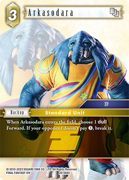 (064) Final Fantasy TCG Dawn of Heroes Single: Arkasodara (20-064) Holo Common