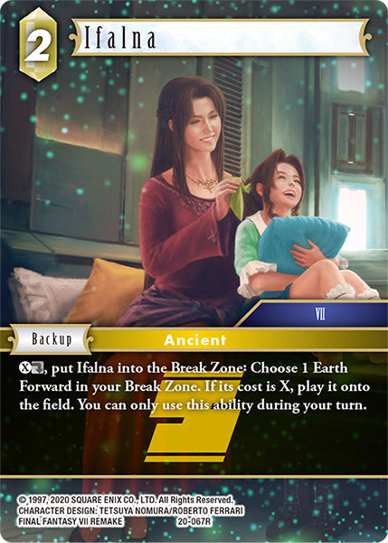 (067) Final Fantasy TCG Dawn of Heroes Single: Ifalna (20-067) Holo Rare