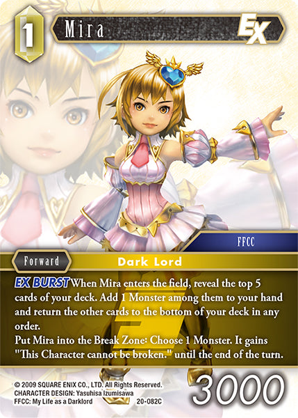 (082) Final Fantasy TCG Dawn of Heroes Single: Mira (20-082) Holo Common
