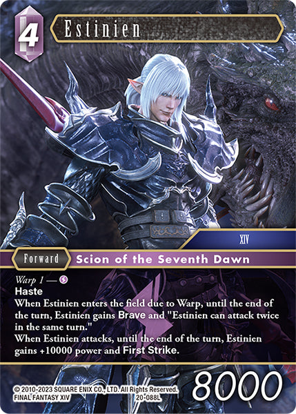 (088) Final Fantasy TCG Dawn of Heroes Single: Estinien (20-088) (V.1)  Legend