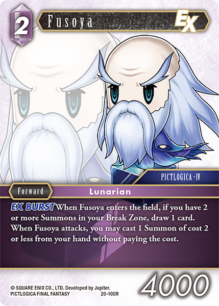(100) Final Fantasy TCG Dawn of Heroes Single: Fusoya (20-100)  Rare